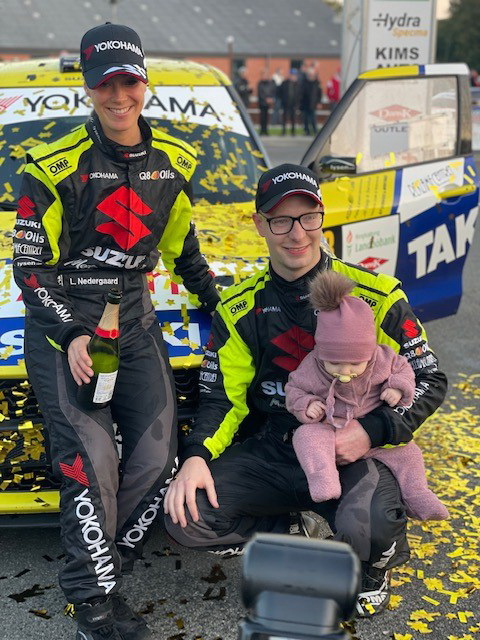 Line Nedergaard og Jacob Madsen er nomineret til titlen som årets rallyhold